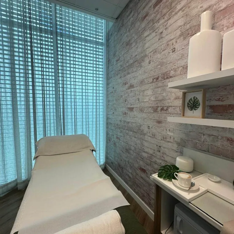 Salon interior and beauty treatment